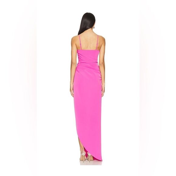 Lovers And Friends Sabrina Maxi Pink Dress Gown Size - Picture 6 of 10